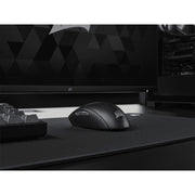 Corsair M55 Wireless Gaming Mouse, Ambidextrous, 6 Programmable Buttons, 24,000 DPI Optical Sensor, Bluetooth and 2.4GHz Slipstream Wireless, Black