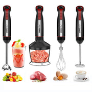 LINKChef Immersion, 20-Speed Hand Blender 800W 5-in-1 with Turbo Mode Black
