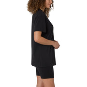 LOFT Women's 2-Piece Bike Short Pajama Set, Size: M, Black