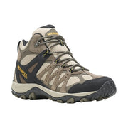 Merrell J037143z Accentor 3 Mid Vent Waterproof Hiking Boots for Men - Boulder/Old Gold - 9M