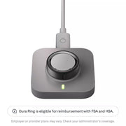 Oura JZ95-54834-09 Ring 4 Charger, Size 9, Charging Dock with USB-C Cable, Gray