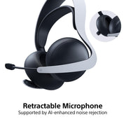 Sony PULSE Elite Wireless Gaming Headset, Planar Magnetic Drivers, AI Noise Rejection, Bluetooth 5.0, USB-C Charging, White, B0G5SCBH91