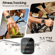 Geryst Smart Watch for Men and Women, 1.91 in HD Display, Bluetooth Call, 120+ Sports Modes, IP68 Waterproof