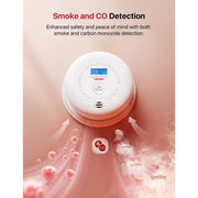 X-Sense SC01-W Combination Smoke & Carbon Monoxide Detector w/Voice, White