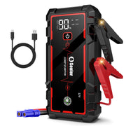 Soulor CY20 Car Jump Starter, 3000A Peak Current, 8000mAh Lithium Battery, Portable Power Bank with Dual USB Fast Charging and Emergency LED Light