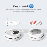 SITERWELL GS525A Smoke Detector with 10-Year Battery, Photoelectric Sensor, UL217-9th Certified, Low Battery and Fault Warning