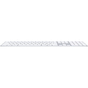 Apple Magic Keyboard with Numeric Keypad, Wireless Bluetooth, Rechargeable Battery, White, MXCJ3LL/A