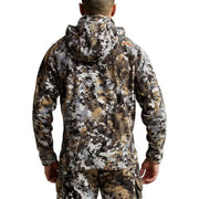 Sitka Stratus Windstopper Hunting Jacket, GORE-TEX INFINIUM, Water Repellent, Removable Hood with Hearing Ports, Safety Harness Pass-Through, Medium Tall, 50242-EV-MT