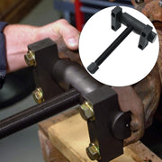 Anxingo Heavy Duty Yoke Puller with Grade 8 Bolts, Steel Construction, Black Finish, Fits Class 6-8 Trucks, 60050
