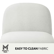 Small Space Swivel Chair, Dove, Stylish and Comfortable Design