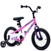 RoyalBaby RB12B-6.1P Rocket 12 inch Bicycle with Training Wheels, Pink