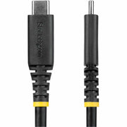 StarTech USB4 USB-C Cable, 6ft, 20Gbps Data Transfer, 240W Power Delivery, 4K 120Hz Video, Black, CC6FT20GUSB4TP