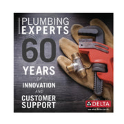 Delta T17T299-KS-PR Pivotal TempAssure 1-Handle Wall-Mount Shower Trim Kit in Lumicoat Black Stainless (Valve Not Included)