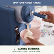 GreenPan Frost Ice Cream and Frozen Drink Maker, Built-In Compressor, 2-Quart Capacity, 6 Modes, 7 Texture Settings, Gray