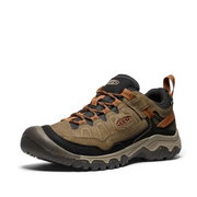KEEN 1030691 Targhee IV Waterproof Hiking Shoes for Men - Sea Turtle/Roasted Pecan - 10M