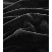 Idea Nuova Inc Cozy Haven Oversized Faux Fur Throw Blanket, Reversible Ultra-Soft Polyester, Black and Beige, 50
