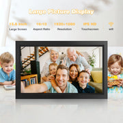 DR.J Professional DPF101 15.6 Inch Large Digital Photo Frame