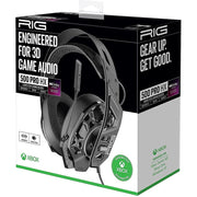 RIG 500 PRO HX (Gen 2) Xbox Gaming Headset with 3D Audio, Black