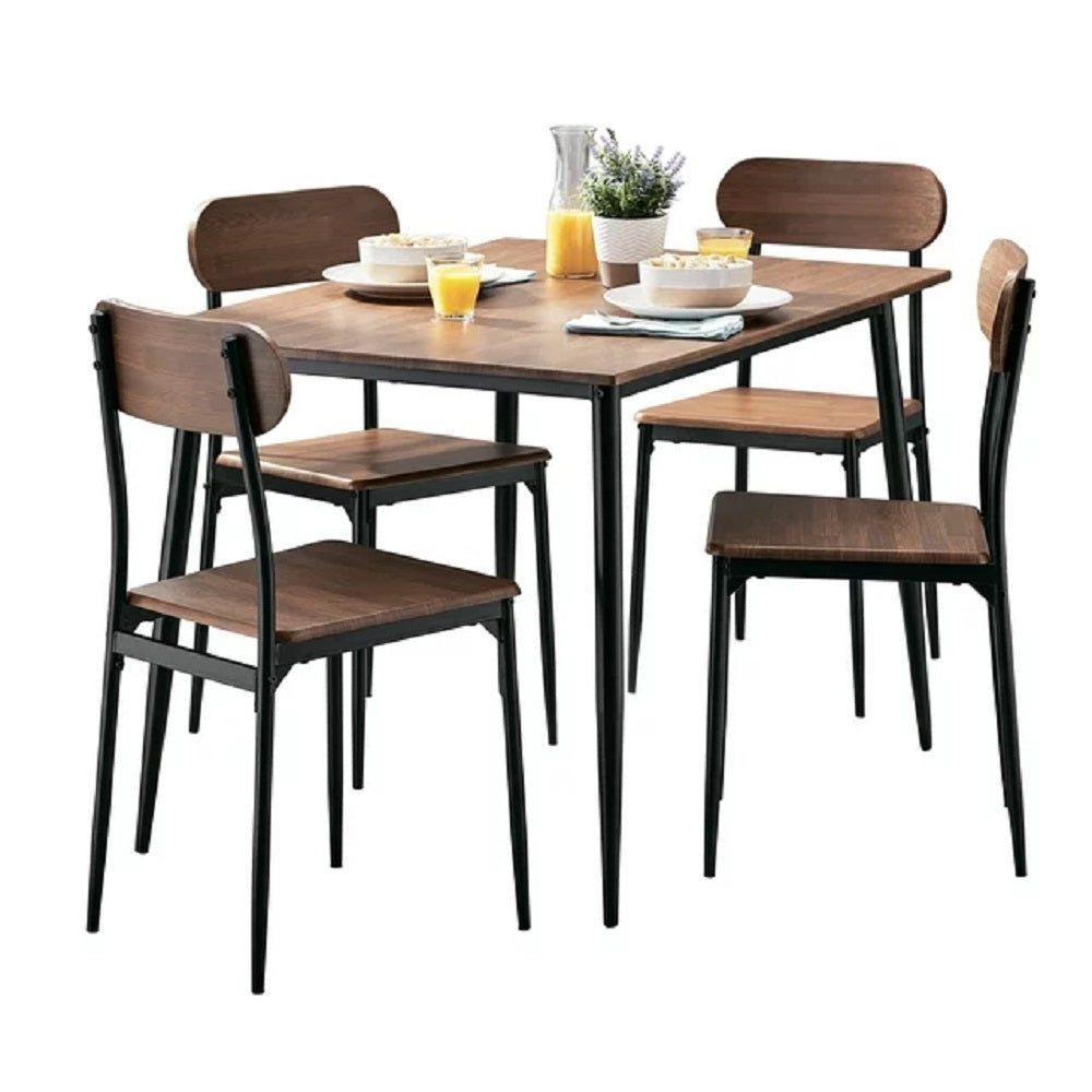 Mainstays MS3336132978 5-Piece Modern Dining Set, Including 1 Table ...