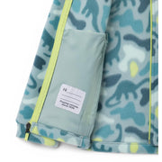 Columbia Kids Helvetia II Printed Half Snap Fleece Pullover, Lightweight Sherpa Pile, Crushed Blue Sisters/Everblue, X-Small, 2097071