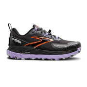 Brooks 1204161B048 Cascadia 18 Trail Running Shoes for Ladies - Ebony/Sweet Lavender - 10M