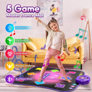 Beefunni Light-Up 8-Button Interactive Dance Mat Toy, Wireless Bluetooth, Purple, Ages 3-12, 37.4x33.8 in, 799-13A