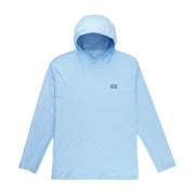 Aftco Air-O Mesh Hooded Fishing Shirt, UPF 50 Sun Protection, Quick Dry, DWR Stain Resistant, Thumb Loops, Lightweight Breathable Fabric, X-Large, Hint of Mint Heather, 81318237