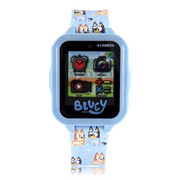 Bluey BLY4151WM Ludo Studio Bluey iTime Unisex Kids Smartwatch with Touch Screen, Silicone Strap, and Blue Case, 42mm