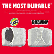 Georgia Pacific Brawny Tear-A-Square 3-Ply Paper Towels, White, 12 Double Rolls (24 Regular Rolls), 76 Sheets per Roll