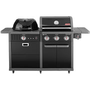 Coleman Revolution Dual Fuel Propane and Charcoal Grill, 1,030 sq. in., 45,000 BTU, Black