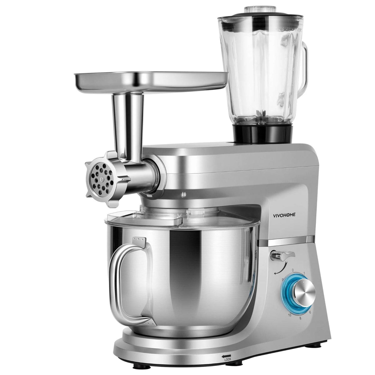 SPECSTAR VH1249US-SP Multifunctional Stand Mixer 6 in 1 with 8.5 Quart ...
