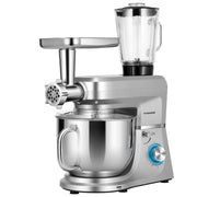 SPECSTAR VH1249US-SP Multifunctional Stand Mixer 6 in 1 with 8.5 Quart Stainless Steel Bowl 660W 10 Speed Tilt Silver