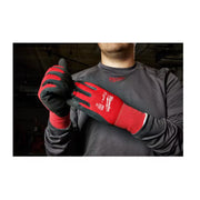 Milwaukee 48-22-8913B X-Large Red Latex Level 1 Cut Resistant Insulated Winter Dipped Work Gloves (12-Pack)