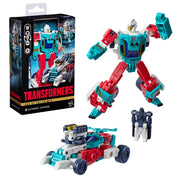 Hasbro Transformers Age of the Primes Deluxe Class Autobot Joyride 5.25-Inch Action Figure with Autobot Hotwire