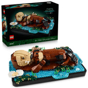 LEGO Ideas Floating Sea Otters Building Set for Adults, 1,234 Pieces, Multicolor, Creative Home Decor, 6589579