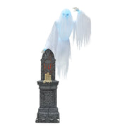 9' Pre-Lit Animated Ghostly Skeleton