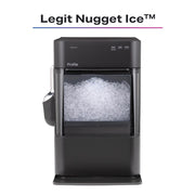 GE Profile Opal 2.0 Ultra Nugget Ice Maker with Scale Inhibiting Filter, WiFi, Touch Display, Black, 38 lbs Daily Production, XPIO23SWBB