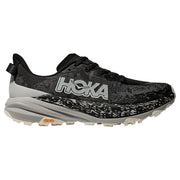 HOKA Speedgoat 6 Trail Running Shoes for Men - Black/Stardust - 12M