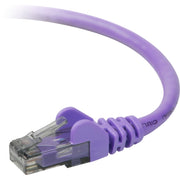 Belkin Cat 6 UTP Patch Cable, 7ft, RJ45 Male to Male, Snagless, Purple, A3L980-07-PUR-S