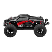 VEVOR 10552389 Remote Control Car, 1:10 Scale All Terrain 4WD Off-Road Monster Truck, 12,000 RPM Motor, Metal Drive Shaft, High-Grip Tires, Dual Batteries, Black White Red, 10552389
