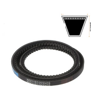 Unique Bargains 3VX470 Raw Edge Cogged Rubber V-Belt 47 in Length 0.38 in Width Black