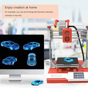 Easythreed OS7303C-US|SN4109 K6 3D Printer for Kids and Beginners, Desktop FDM 3D Printer with 2.4'' Touchscreen Control, 10m PLA Filament, Quick Assembly, Print Size 3.94x3.94x3.94in