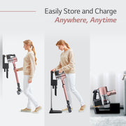 LG A912PM CordZero A9 Cordless Stick Vacuum - Blossom Pink