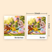 KODAK Mini 3 Retro P210RK Portable Photo Printer 3x3 Inches with 8 Sheets - Black