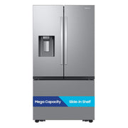 Samsung Bespoke AI 3-Door French Door Refrigerator, 31 Cu. Ft. Mega Capacity, External Water and Ice Dispenser, Stainless Steel, RF32CG5B30SR