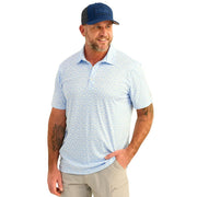 Huk Printed Pursuit Performance Polo - Windsurfer 2 - XL