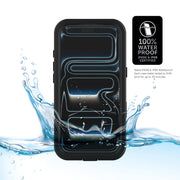 Body Glove 100145074 Tidal Waterproof Phone Case for iPhone 17, Black/Clear