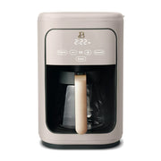 Drew Barrymore 19464 Beautiful 14-Cup Programmable Drip Coffee Maker with Touch-Activated Display, Porcini Taupe