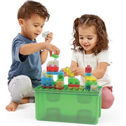 Goliath Games 93165 Jelly Blox Stash 'N Stack 2-in-1 Storage Case Including 30 Blocks