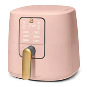 Beautiful 19673 6 Qt Air Fryer with TurboCrisp Technology, EverGood Ceramic Nonstick Coating, Rose by Drew Barrymore, Rose